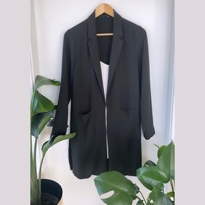✨ charcoal duster jacket/blazer ✨